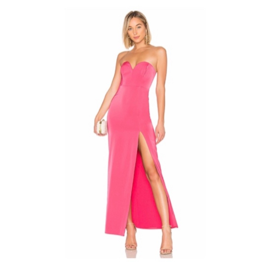 CUSTOM MANDY GOWN HOT PINK Statement Prom dress💕